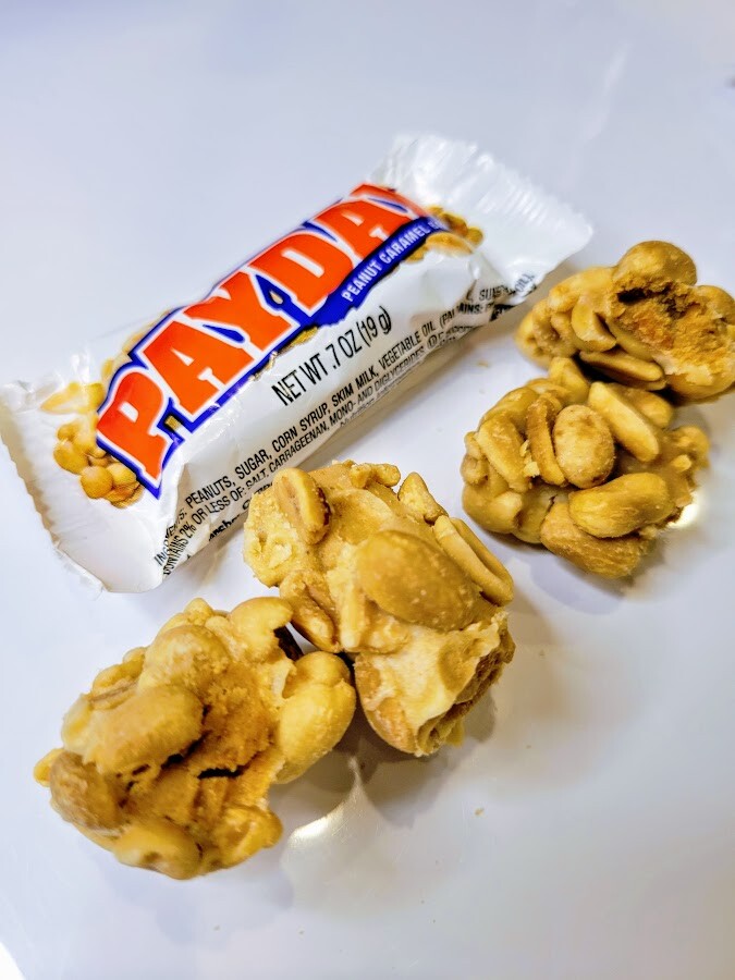 Freeze Dried PAYDAY CANDY BARS – MADE TO ORDER- *Choose Size* *Oddball Candy Co*