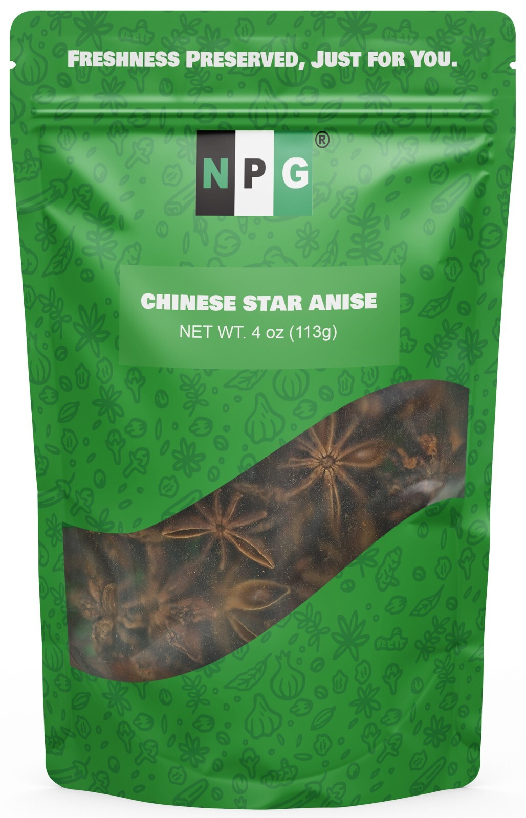 Star Anise Whole 4 oz, 100% Natural Chinese Anise Star Pods Sun Dried Spice
