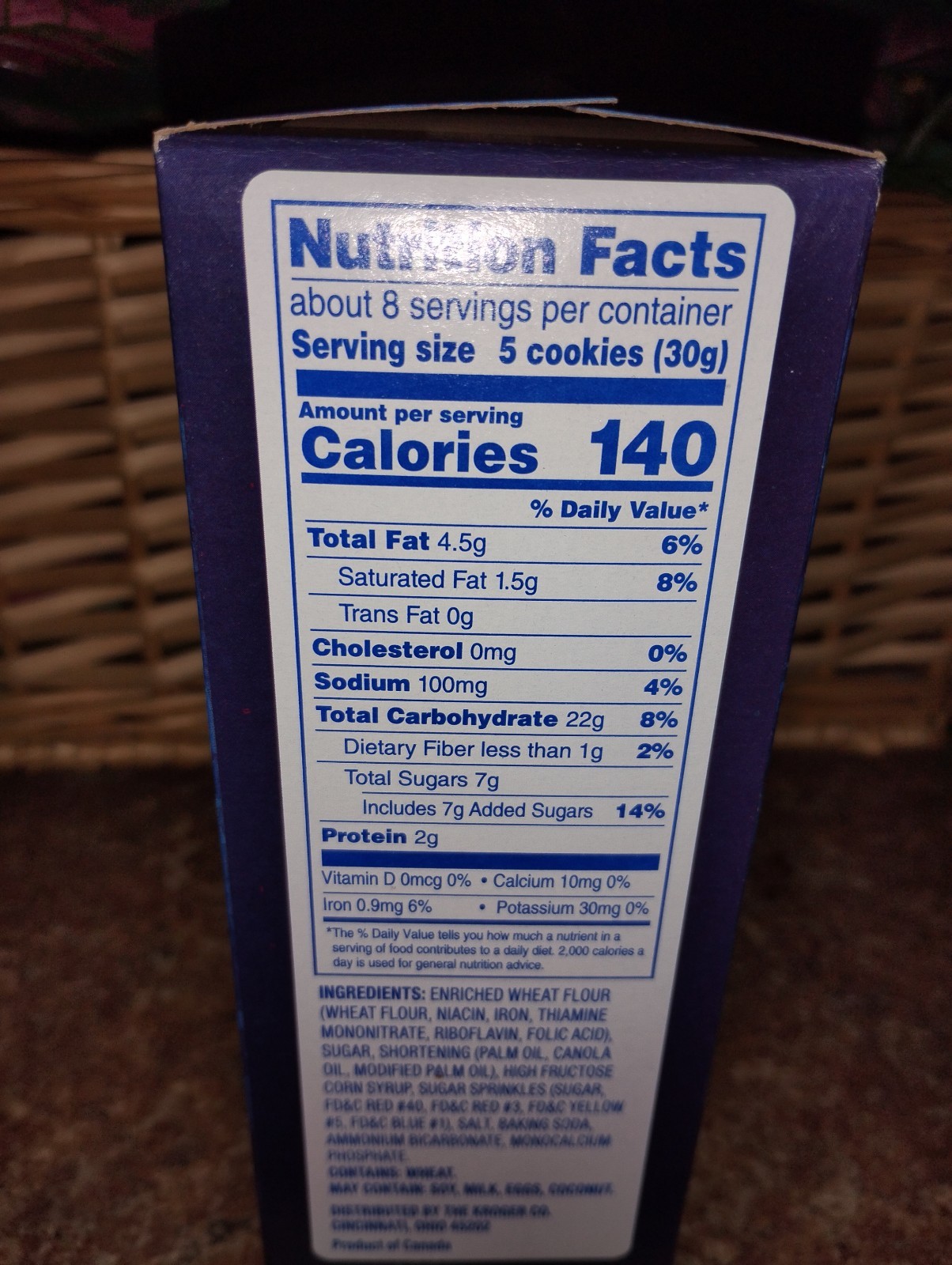 Kroger Christmas Sugar Cookies Holiday Edition! 8 oz. Best By 07/2026