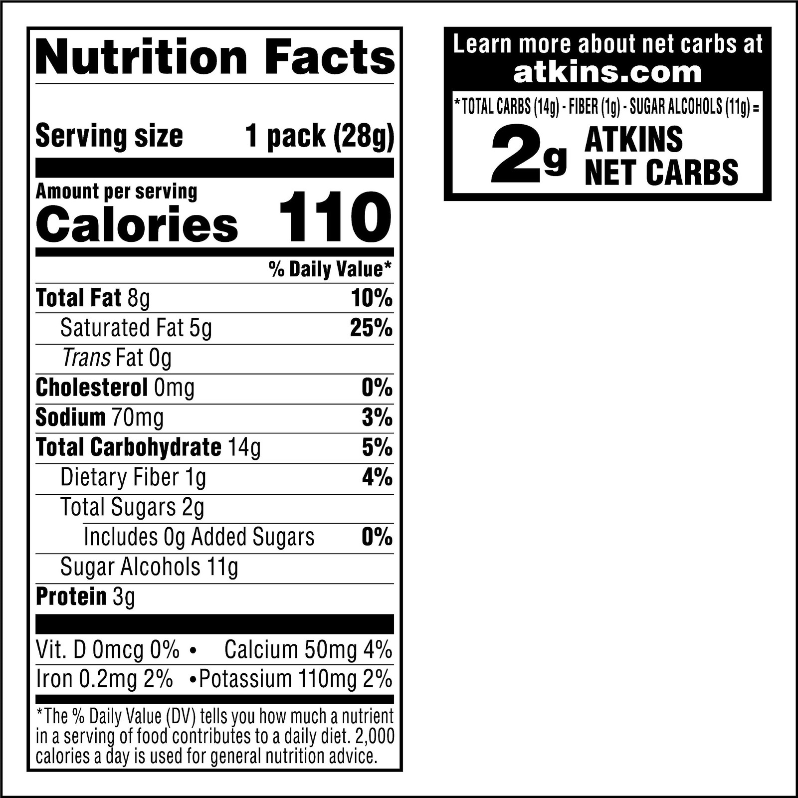 Atkins Endulge Treat, Peanut Butter Candies, 2g Net 5 Count (Pack of 4)