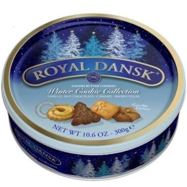 Royal Dansk – Danish Butter Cookies – Cookie Collectors Tin – 10.6 oz BB 11/2026