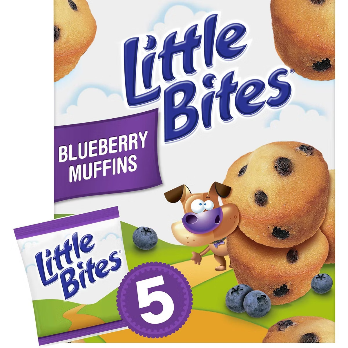 «Entenmann’s Little Bites Blueberry Mini Muffins – 7.5oz/5ct