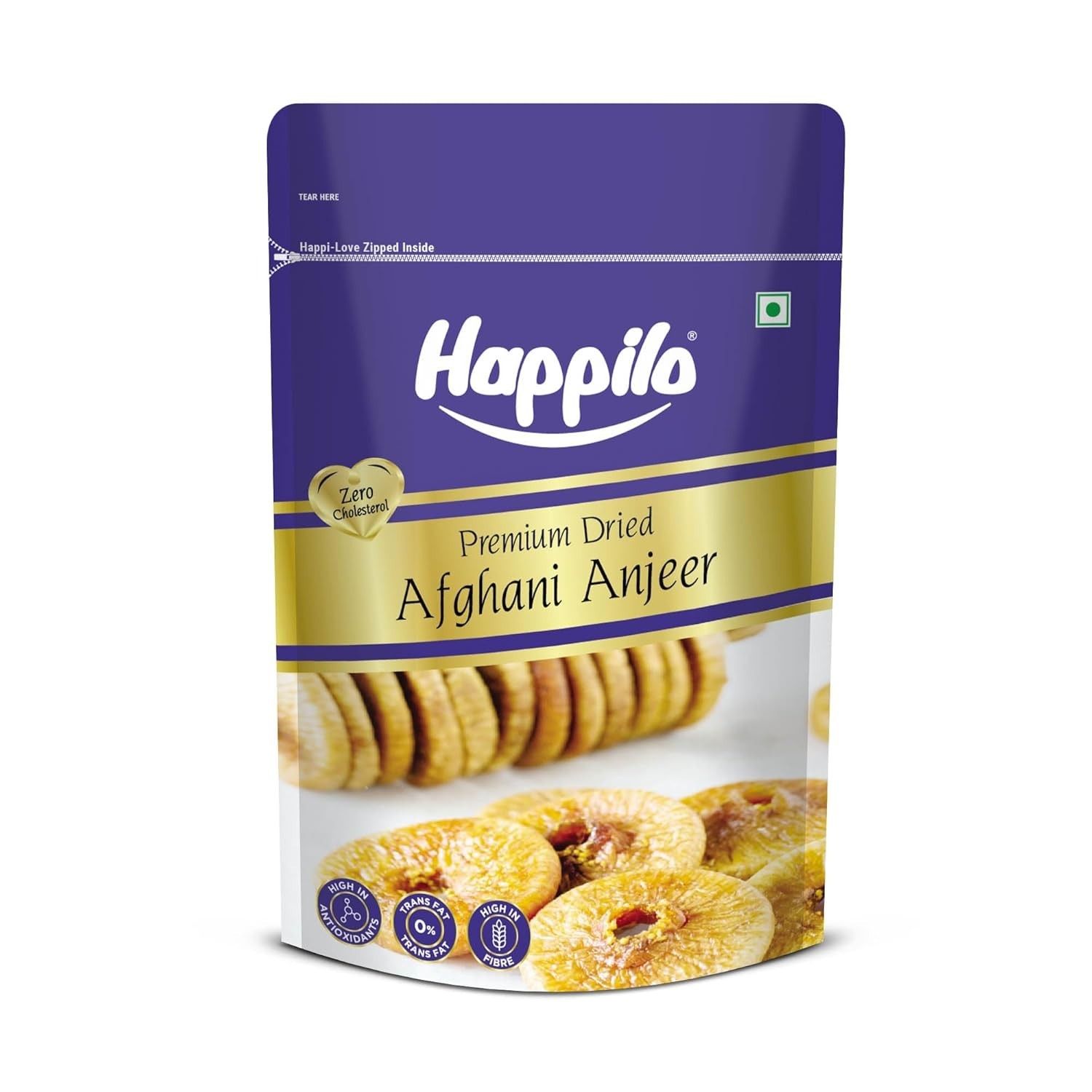 Happilo Premium Afghani Dry figs I Rich Source of Vitamins Dietary Fiber:200 gm