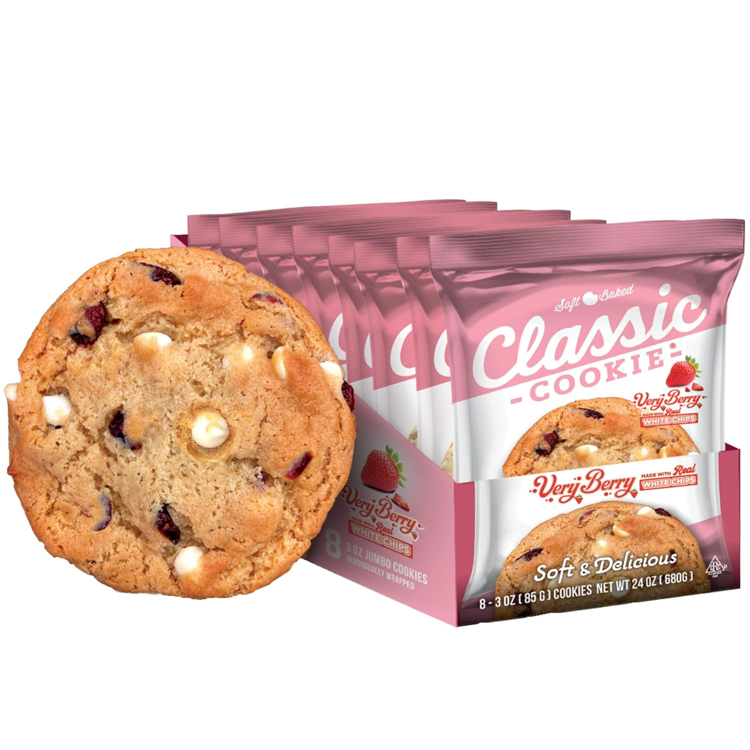 , Soft Baked Cookie, Cinnabon® Cookie 3Oz, 8 Count Pack