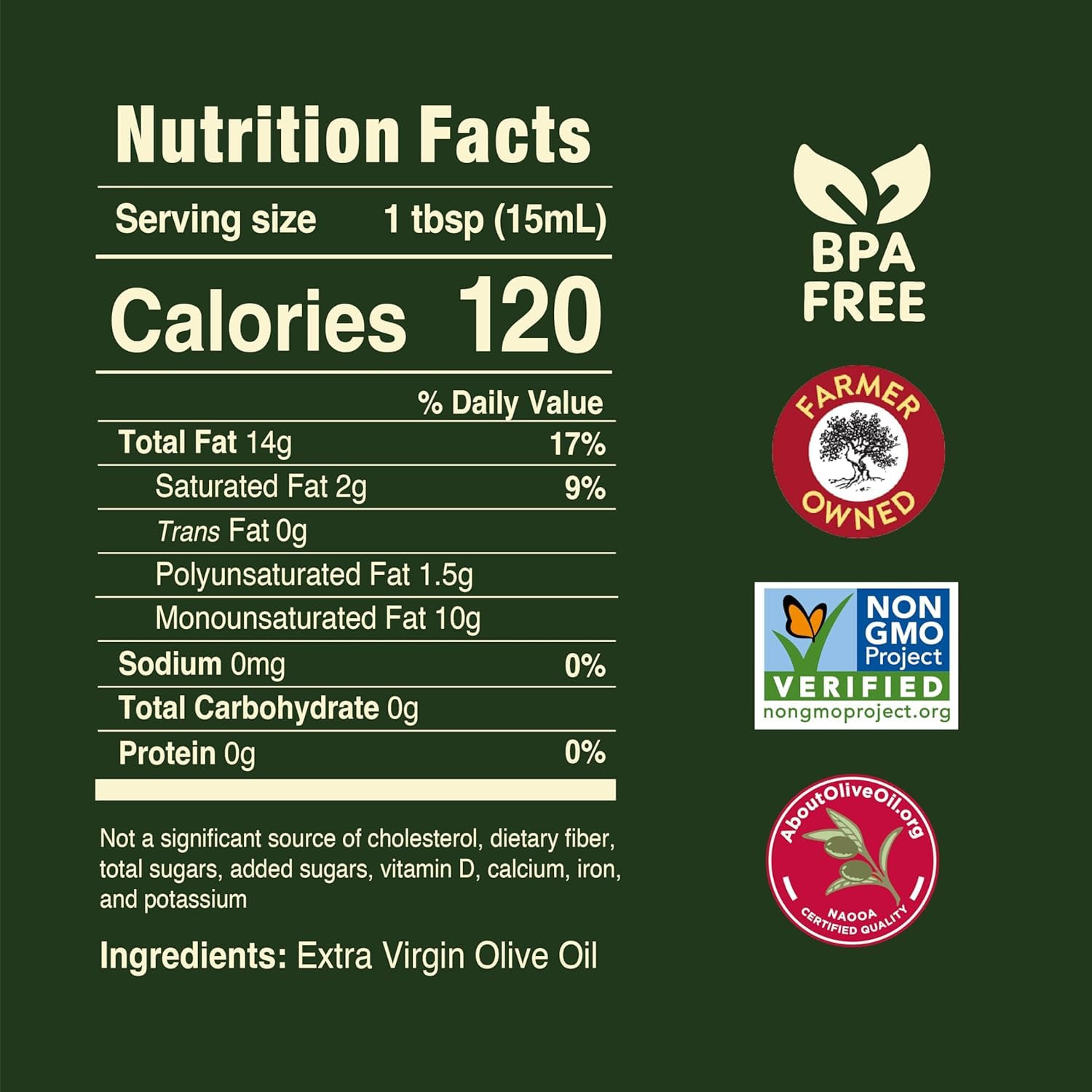 Robust Extra Virgin Olive Oil – 101 Fl Oz (3 L) First Cold Pressed Olive Oil for