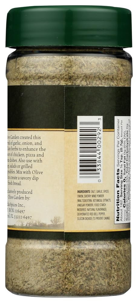 Olive Garden Seasoning 4.5 Ounce Bottle Pack Of 1 For Sustained Energy