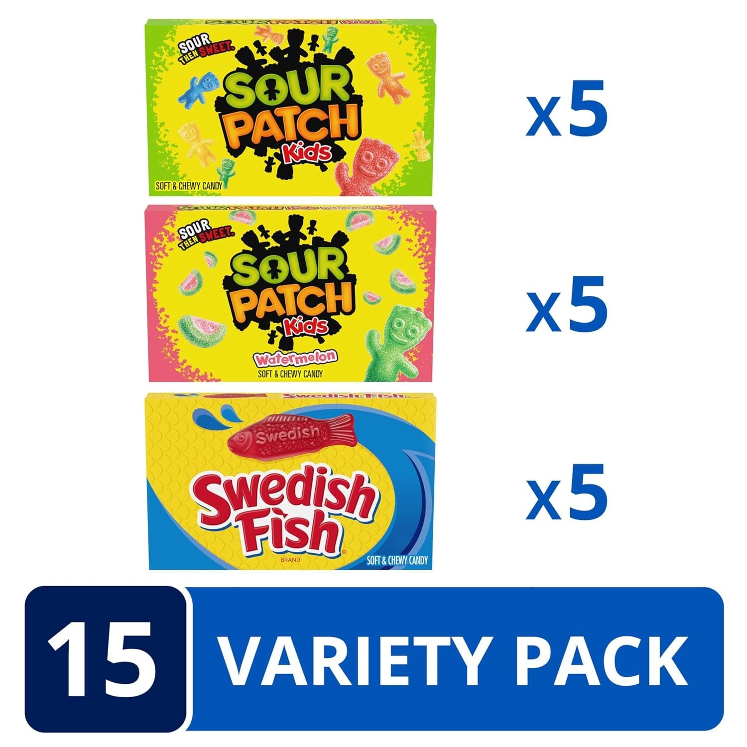 and SWEDISH FISH Soft & Chewy Candy Variety Pack, Bulk Candy, Mother’s Day, 1…