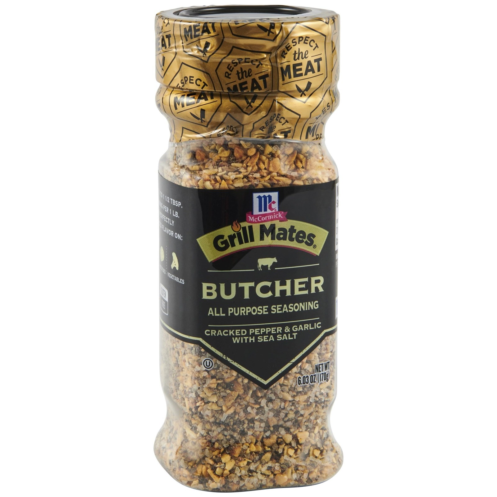 McCormick Cracked Pepper & Garlic Grilling Seasoning, 6.03 oz