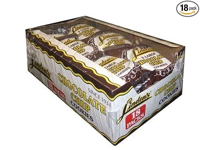 Linden’s Anniversary, Birthday, Wedding Chocolate Chip Crunch Cookies (18-Pack)