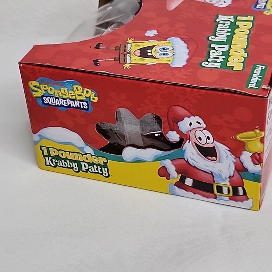 SpongeBob SquarePants 1 Pounder Krabby Patty Gummy Hamburger Christmas Candy