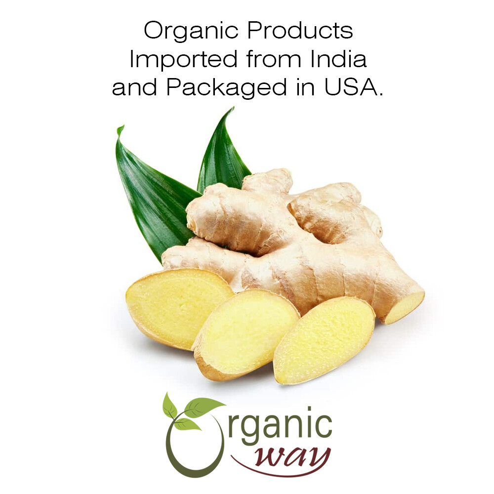Organic Way Ginger Root Powder – Organic, Kosher & USDA Certified (1/2LBS / 8Oz)