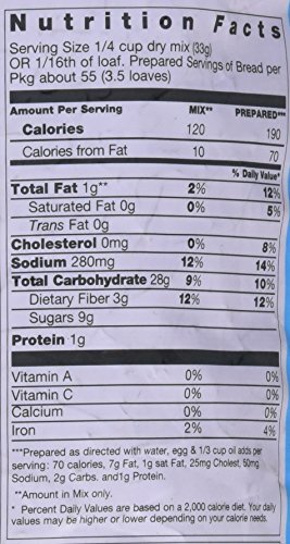 Pamela’s Gluten Free Bread Mix 64 Ounce Soft Delicious Baking Option