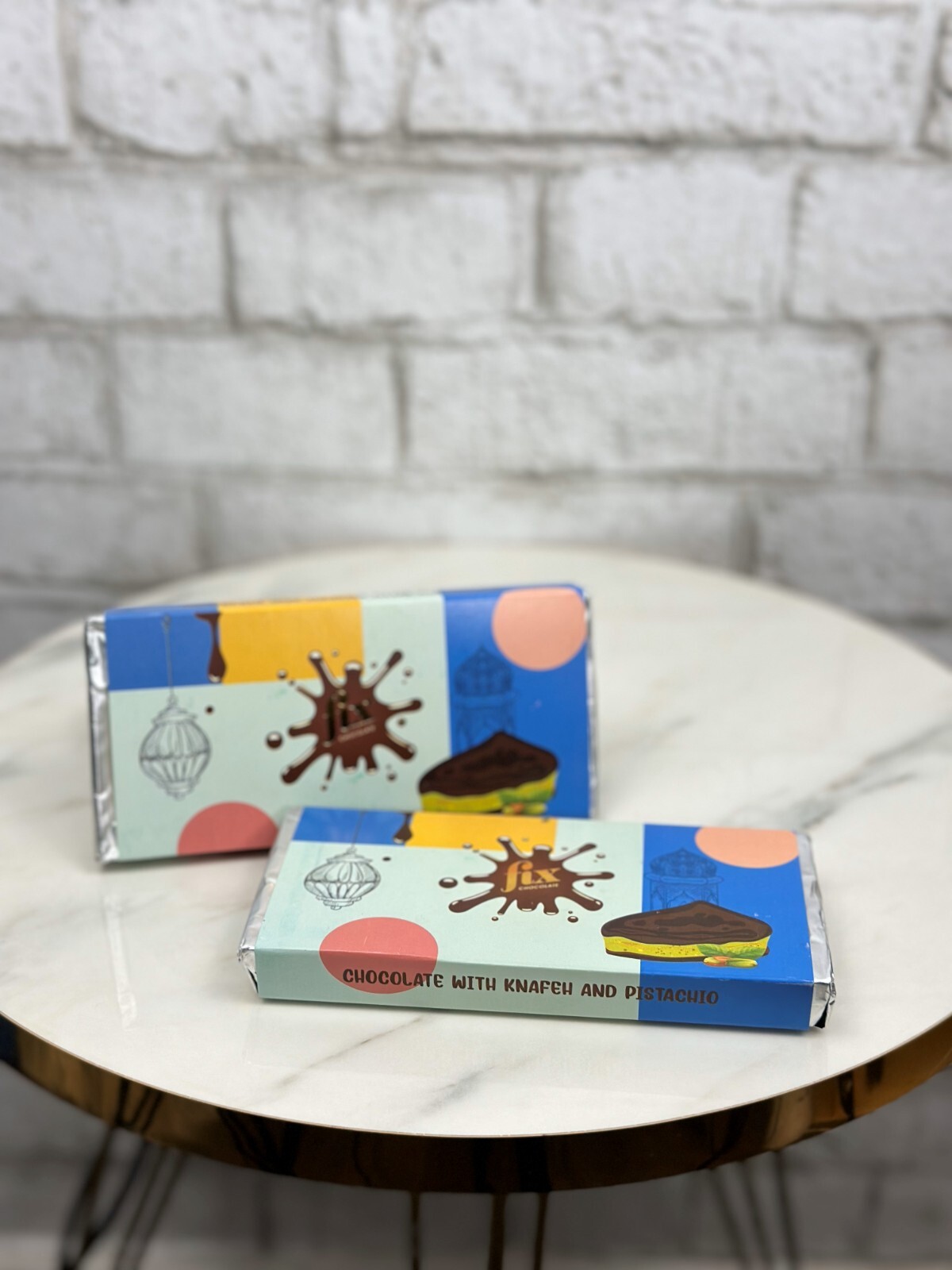 FIX DUBAI CHOCOLATE 200g Milk Chocolate with Rich Filling, Delightful Texture