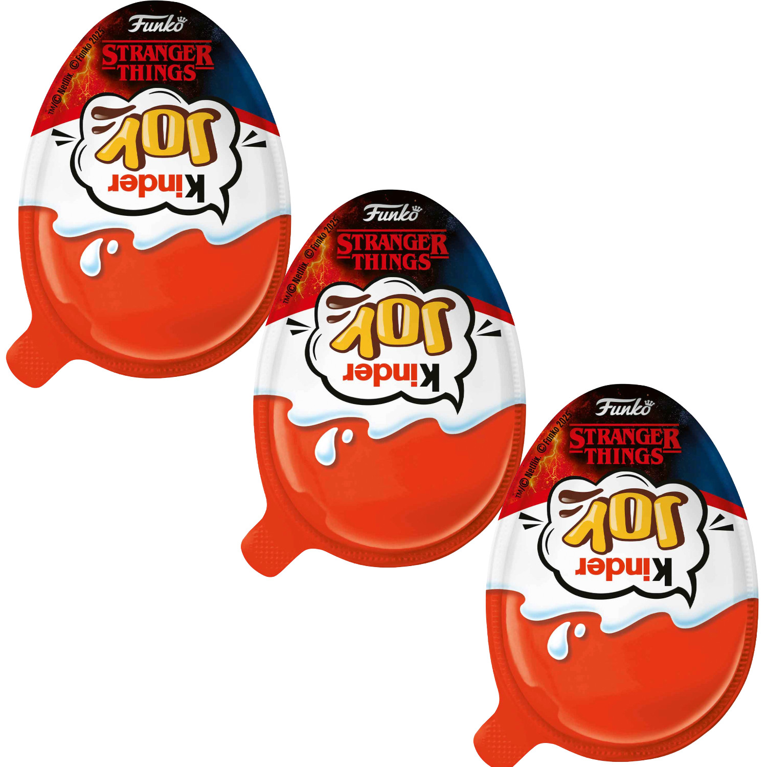 Ferrero KINDER Joy – STRANGER THINGS Edition- 3 pc. FREE SHIPPING