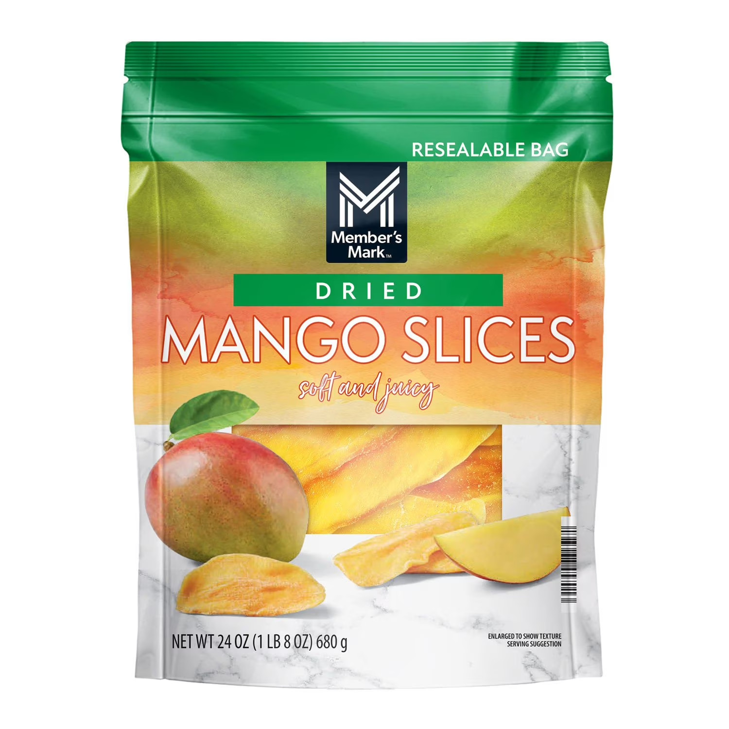 Member’s Mark Dried Mango 24 oz Natural Sweet Dried Fruit Snack