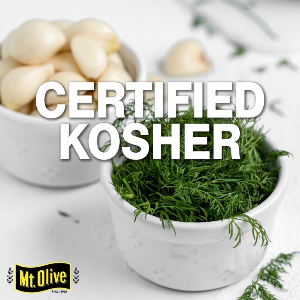 Fresh Pack Whole Kosher Dill Pickles in a Gallon Jar 128 fl oz