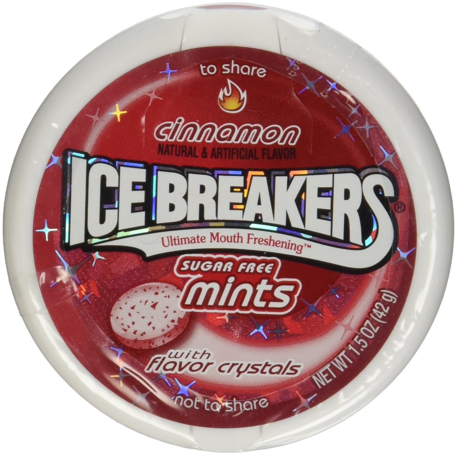 Ice Breakers Cinnamon Tins, 8 ct 8 Count (Pack of 1)