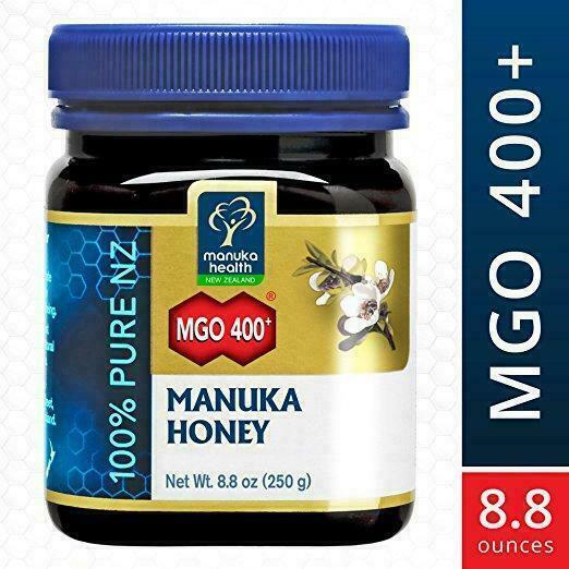 Manuka Health MGO 400+, 250gm – 100 Pure Zealand Honey 8.8oz. EXP 10/2029