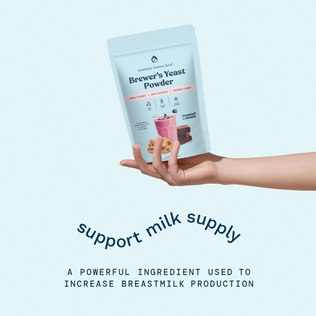 Brewer’s Yeast Powder for Lactation Support, Gluten-Free, 10 oz
