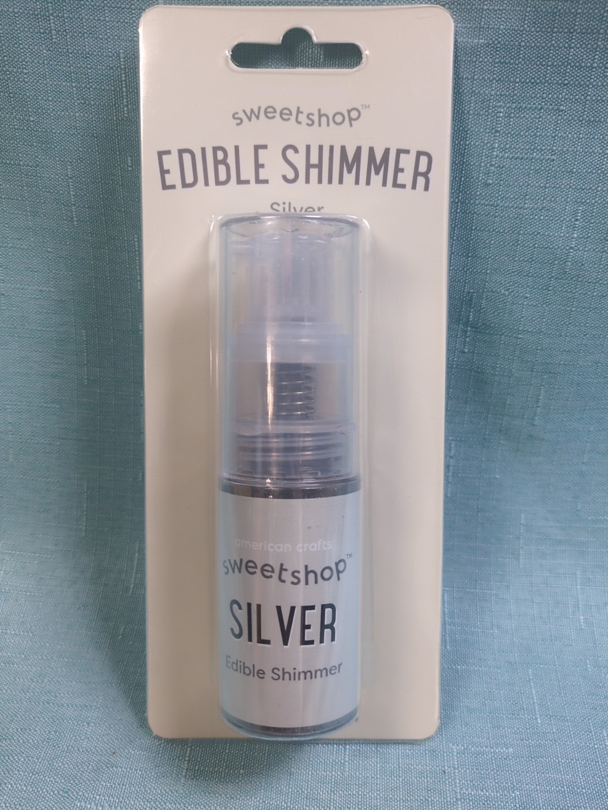 Sweetshop Edible Silver Shimmer 0.35oz (9.9g) New Crafts Cookie Drinks Cupcake