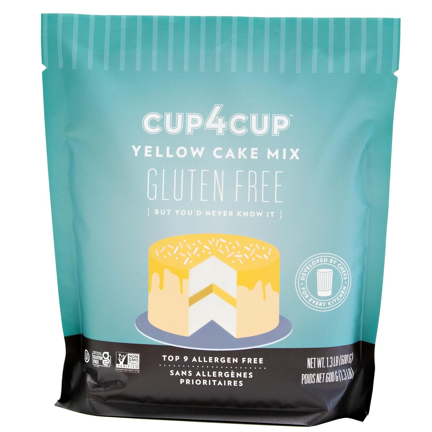 Cup4Cup Yellow Cake Mix, 1.3 Pounds