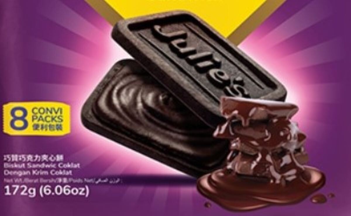 Julie’s Biscuits Cookies Cream Double Chocolate Tea Break 172g