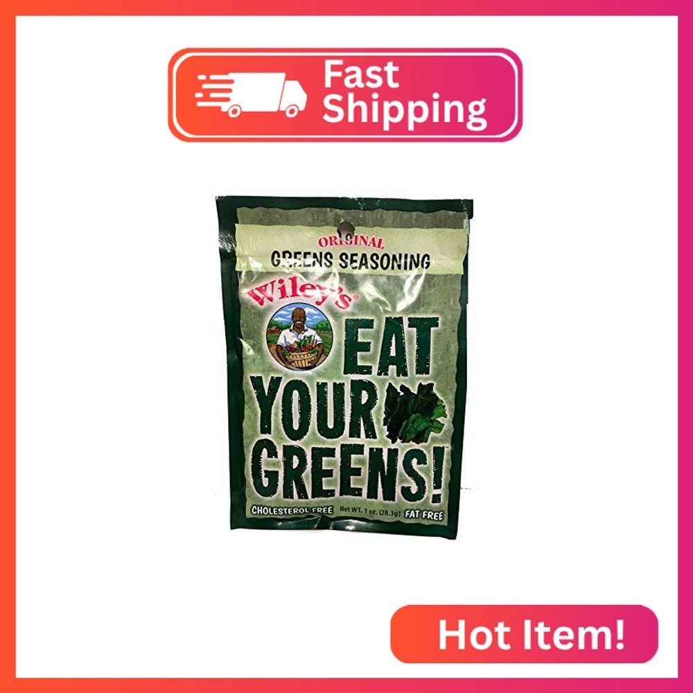 Wileys Green Seasonings -6 (SIX) Packets 1 OZ (28.3g)
