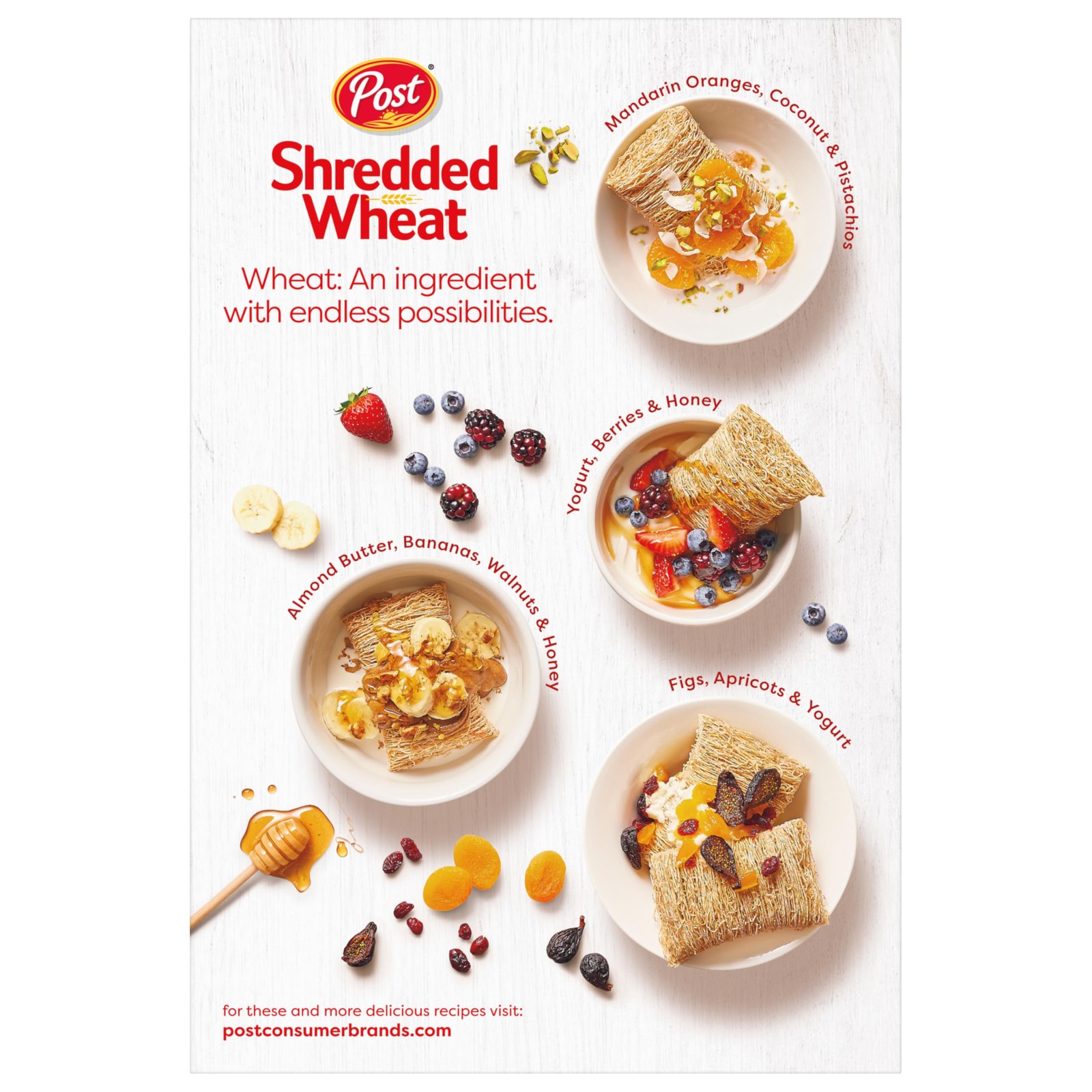 Shredded Wheat Big Biscuit, Whole Grain, Non-GMO, Heart Healthy Breakfast Cer…