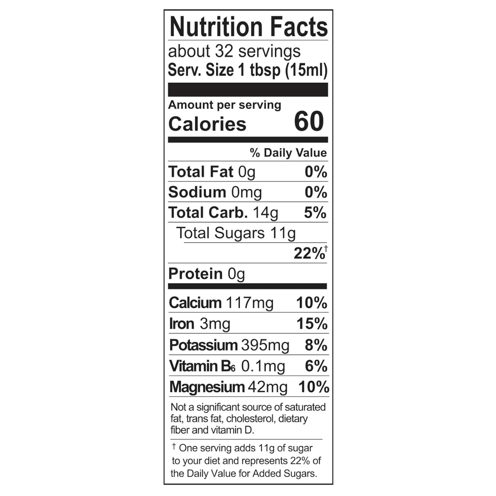 Wholesome Organic Blackstrap Molasses 16 Oz Fair Trade