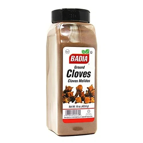 Badia Ground Cloves, 16 oz – Premium Spice for Baking, Cooking & Beverages, Warm