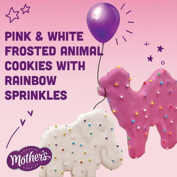 Mother’s Circus Animal Cookies Frosted Rainbow Sprinkles 9 oz 3 Pack