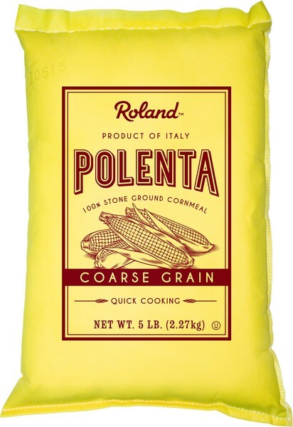 Roland Italian Polenta, Course Grain/ Quick Cooking, 5 Pound Bag