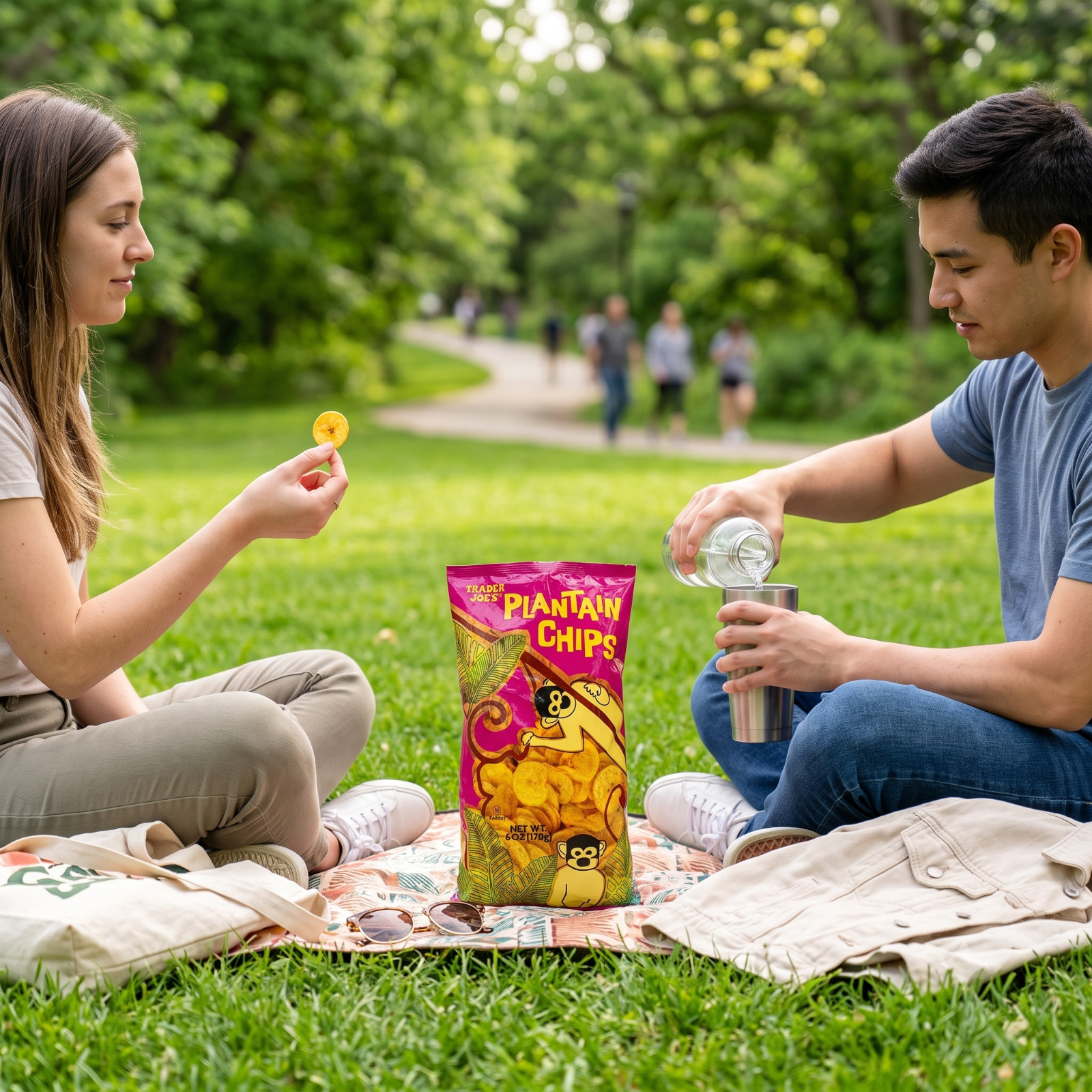 2 Pack Trader Joe’s Plantain Chips 6oz