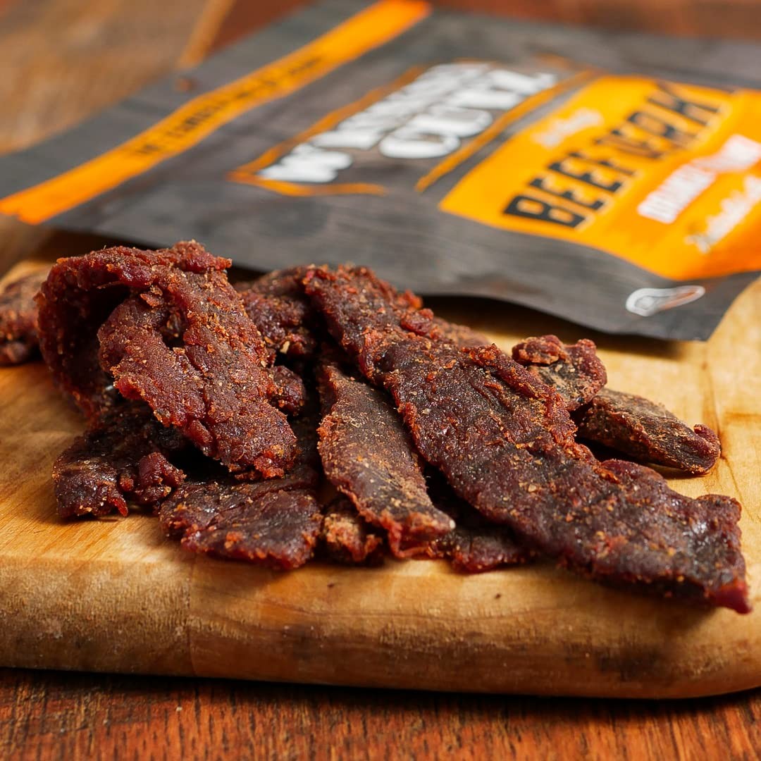 Wicked Cutz Orange Teriyaki Beef Jerky 24g Protein Per Bag Tender & Easy to C…