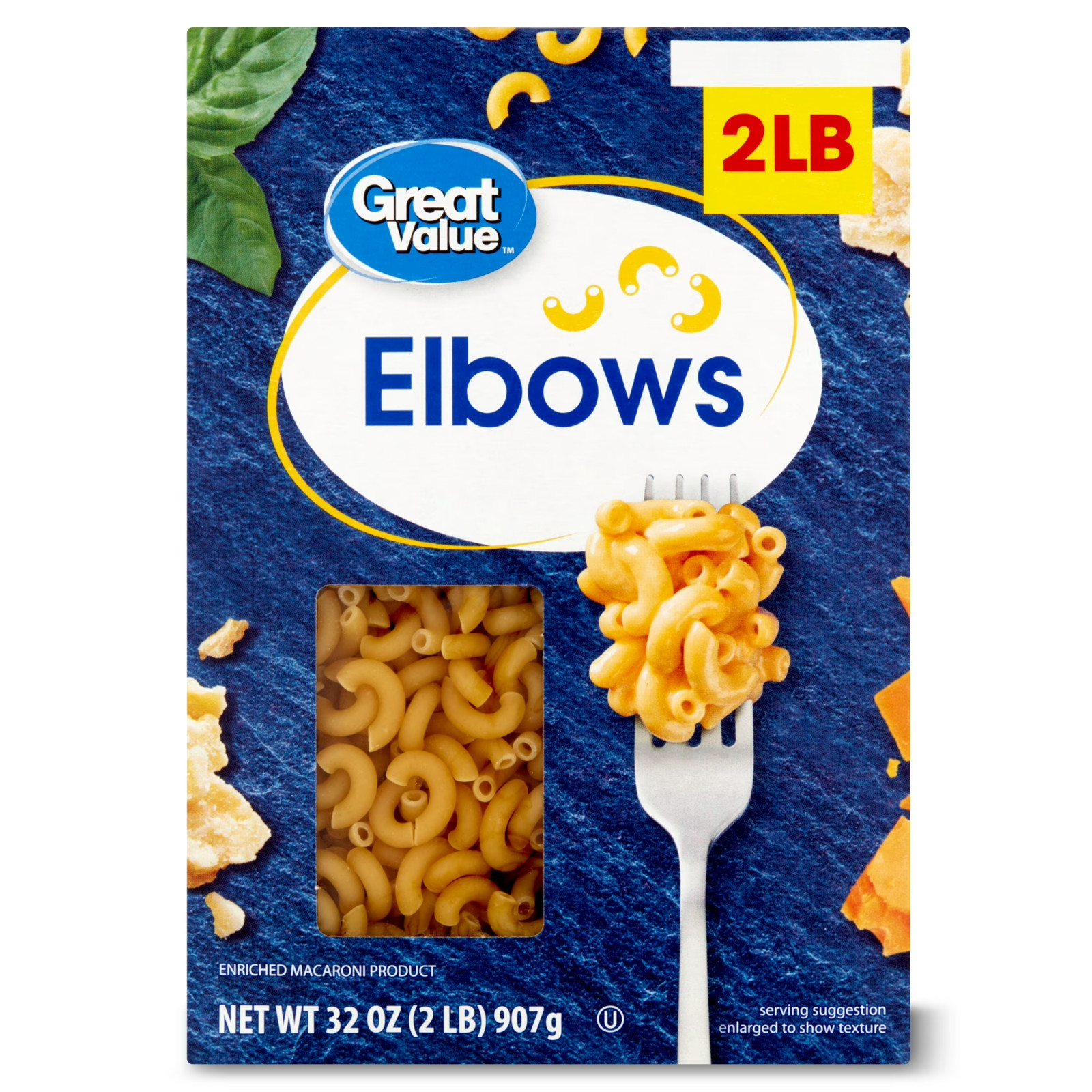 6 pack,Great Value Elbows Pasta, 32 oz.