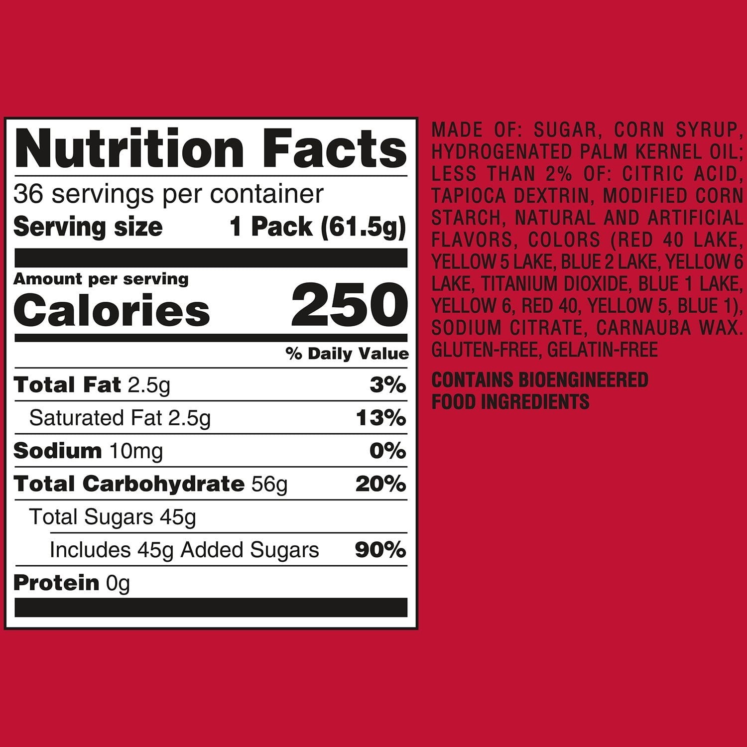 Skittles Original Fruity Chewy Candy, Full Size, 2.17 oz., 36 pk.