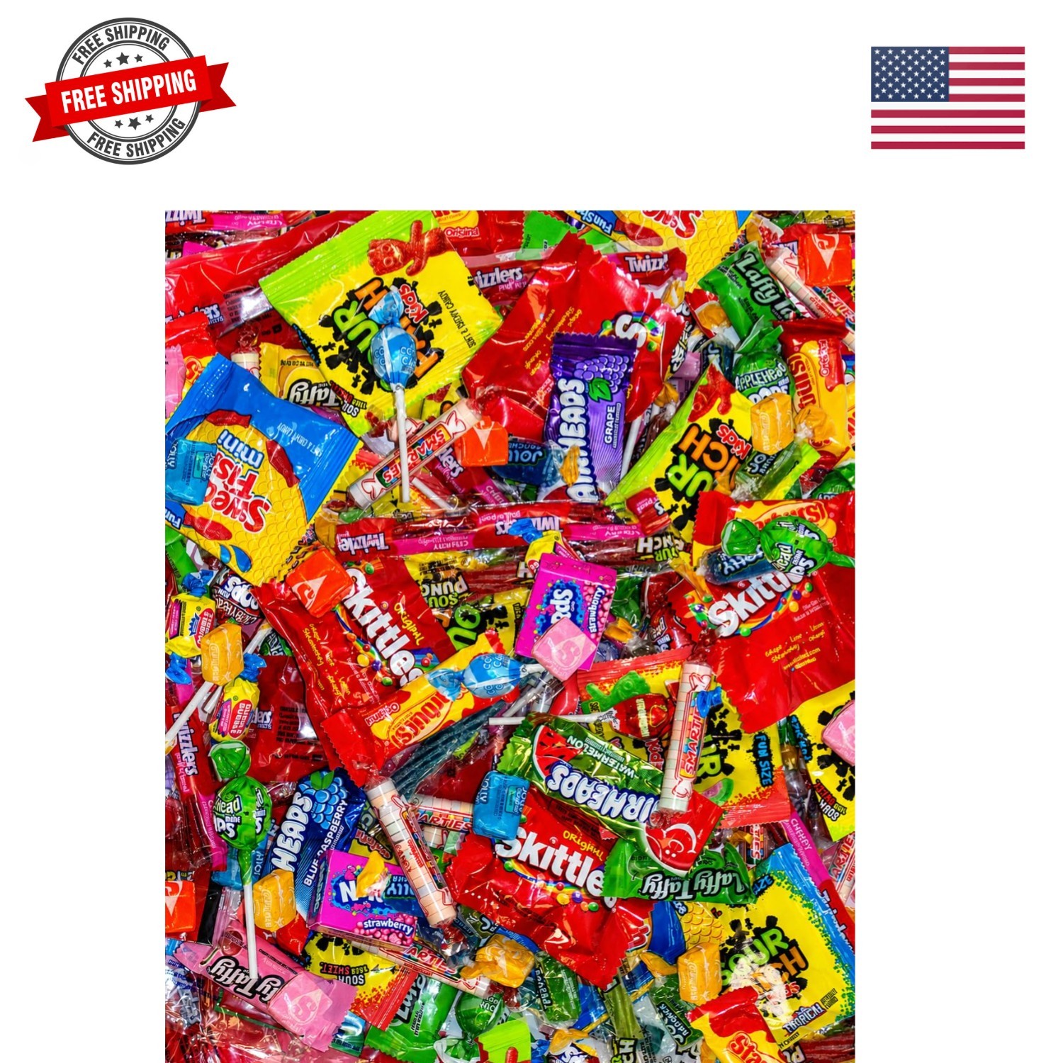 Bulk Candy Variety Pack 2 Pounds Assortment, Approx. 100 Individually Wrapped…