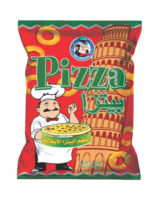 13 Pack X Mr.Chips Pizza Flavor Corn Chips (18 Gram) مستر شيبس بيتزا pizza