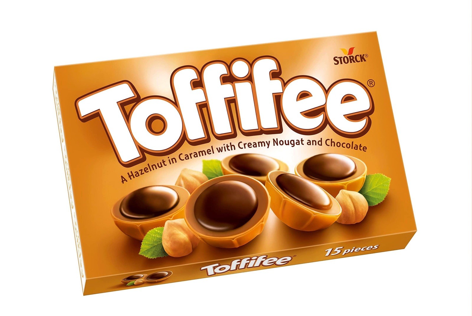 Toffifee 15pc x3 Pack German Chocolate Caramel Hazelnut Candy Storck 45 Pieces