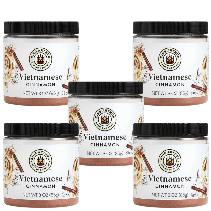King Arthur Vietnamese Cinnamon 3 Oz – EXP:12/2027 – New/Sealed – (Pack of 5)