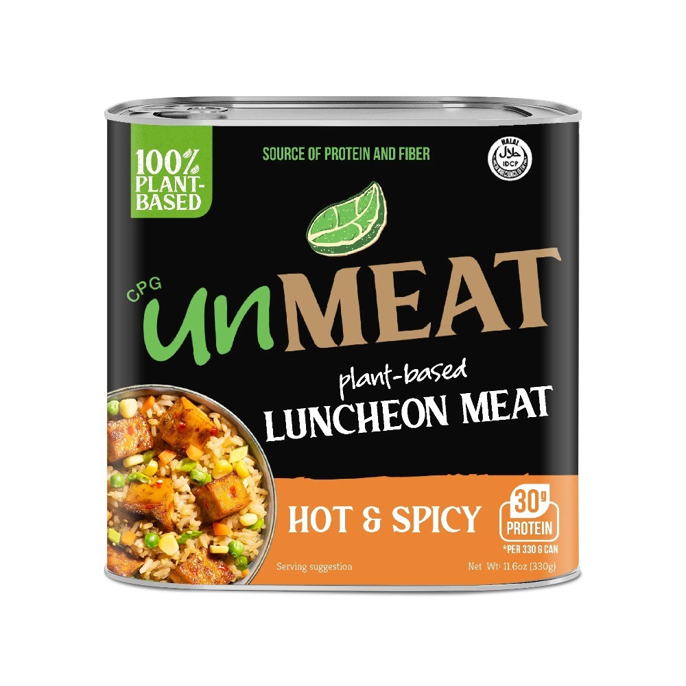 Plant-Based Luncheon Meat Hot & Spicy Flavor, 11.6oz Can, 2 Pack, Vegan Meat