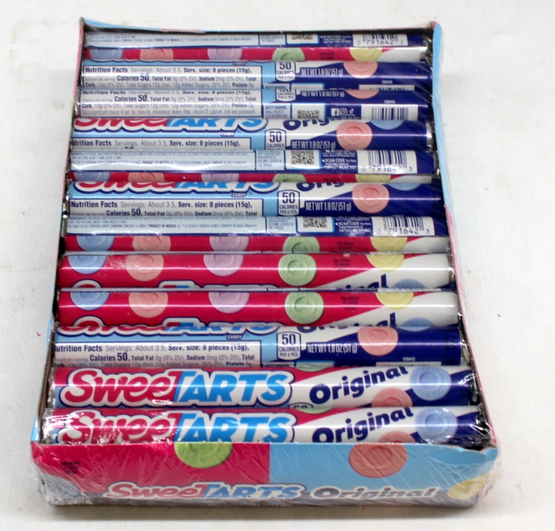 Sweetarts Candy 36 Count Rolls Bulk Box Sweet Tart Sweetart Sweettart OVER 4 LBS