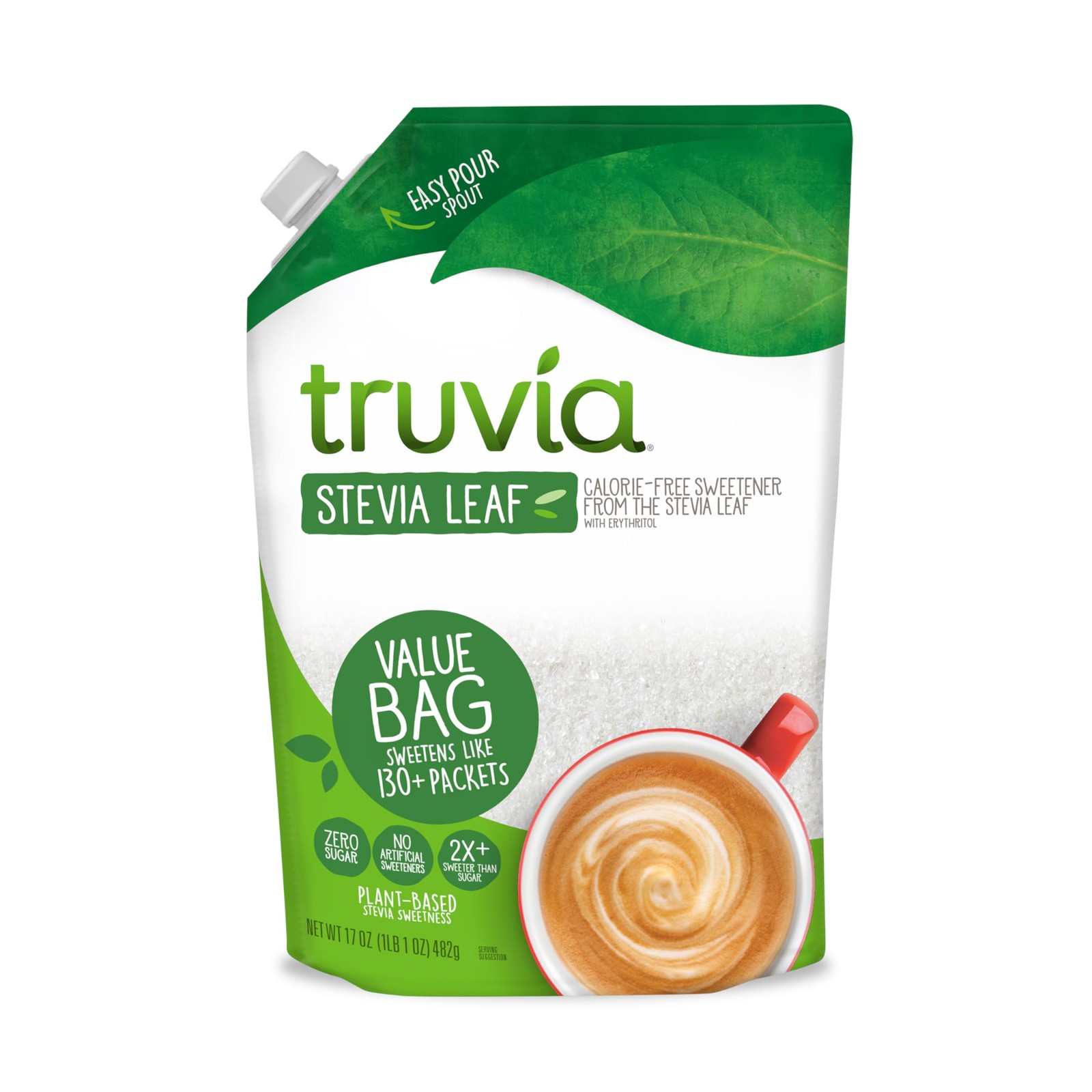 Truvia Original Calorie-free Sweetener from the 17 Ounce (Pack of 1), Stevia