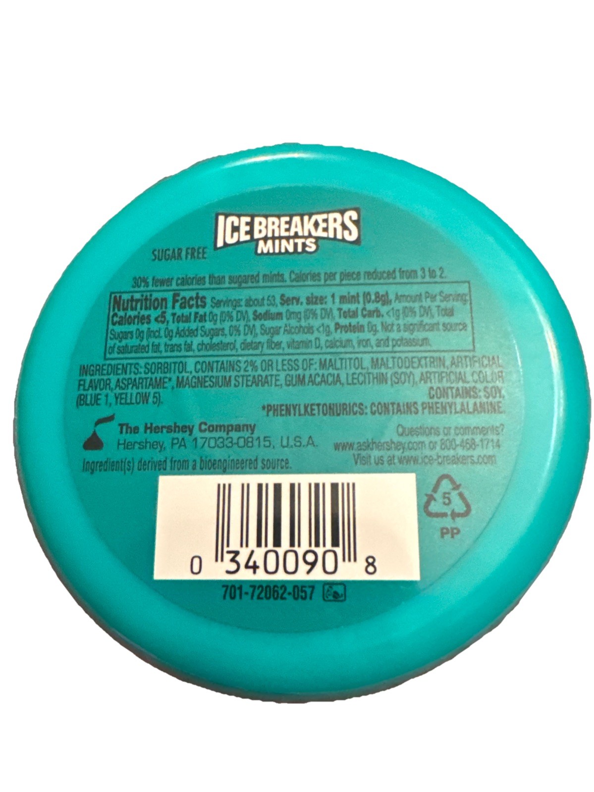 ICE BREAKERS Wintergreen Sugar Free Breath Mints X12 Packs Lot Sealed