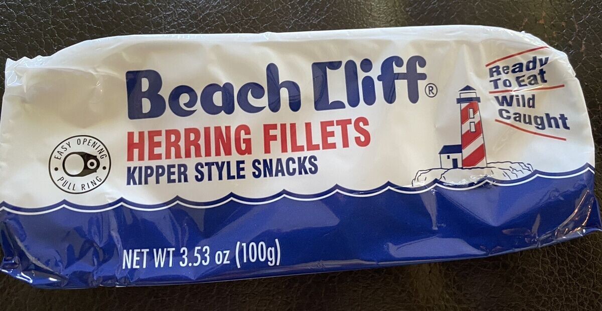 Beach Cliff Herring Fillets Kipper Style Snacks Wild Caught