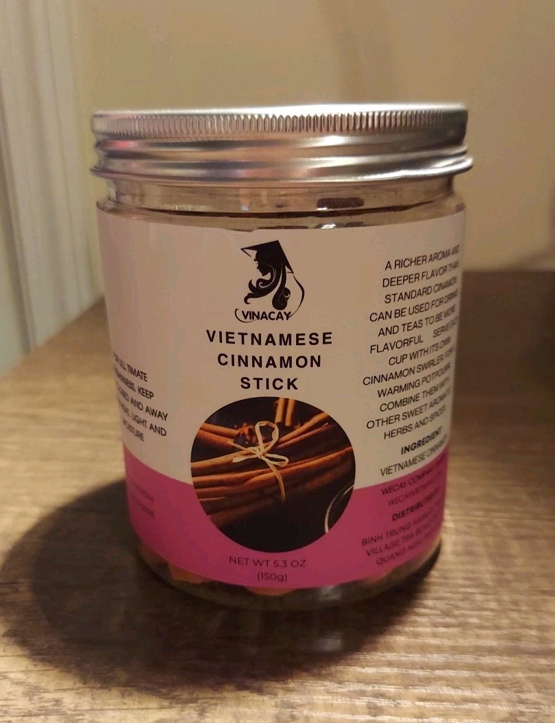 Vinacy Vietnamese Cinnamon Sticks – Exp: 2/04/2026
