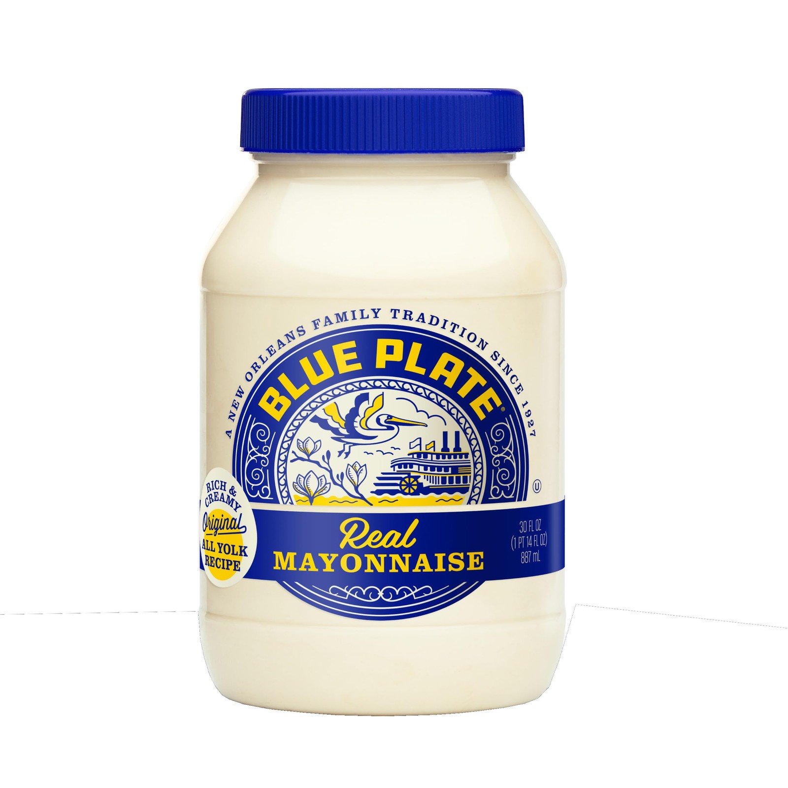 Blue Plate Real Mayonnaise, Homestyle Mayo For Chicken 30 Fl Oz (Pack of 1)