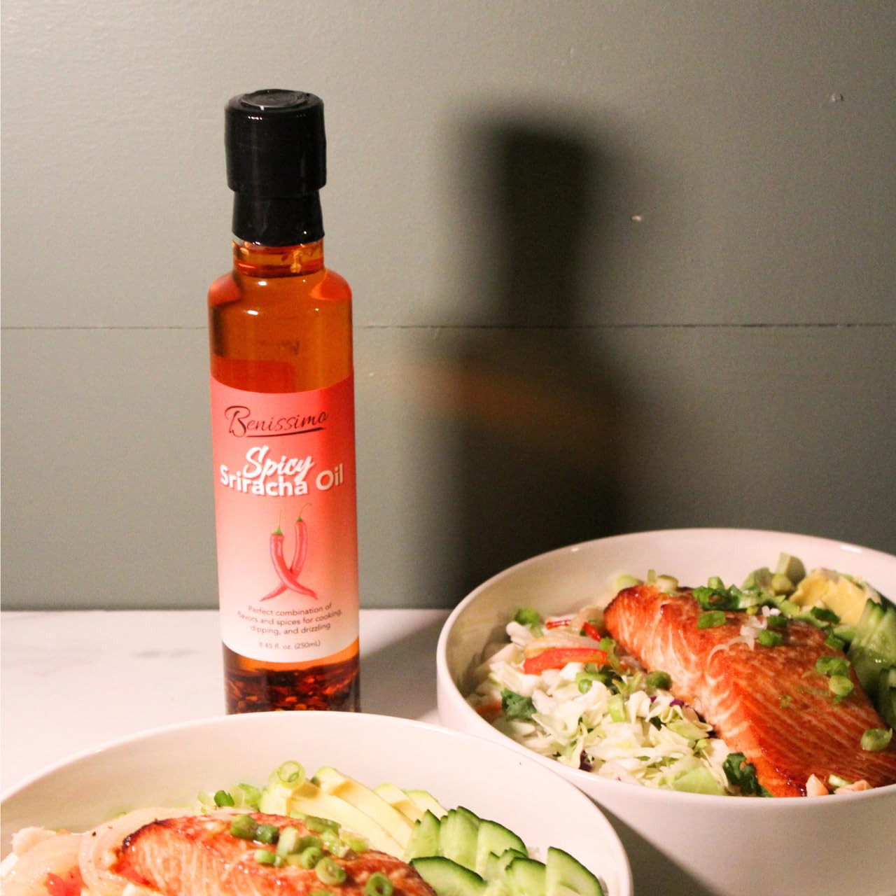 Spicy Sriracha Herb-Infused Oil – All Natural Gourmet Cooking Oil