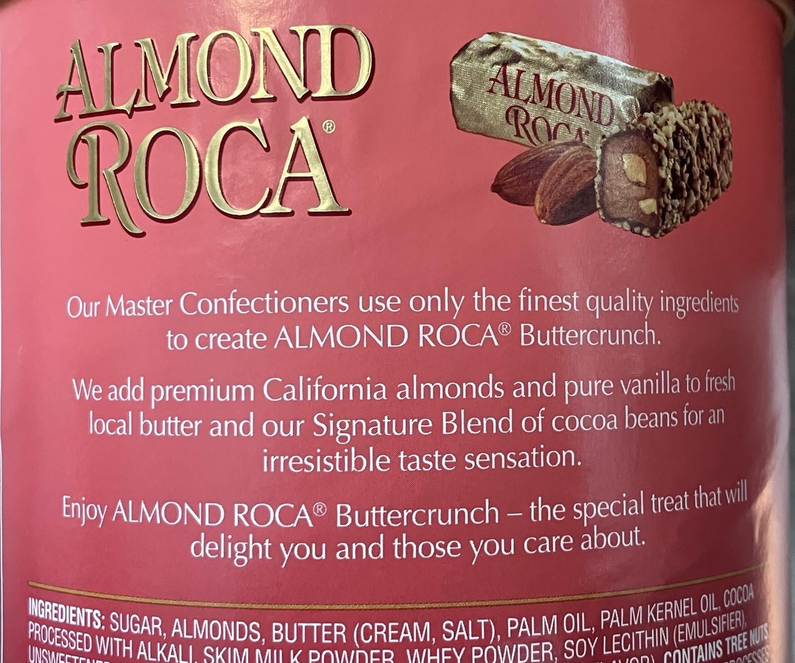 6 Pack Brown & Haley Almond Roca ~ The Original Buttercrunch Toffee w/Almonds GF
