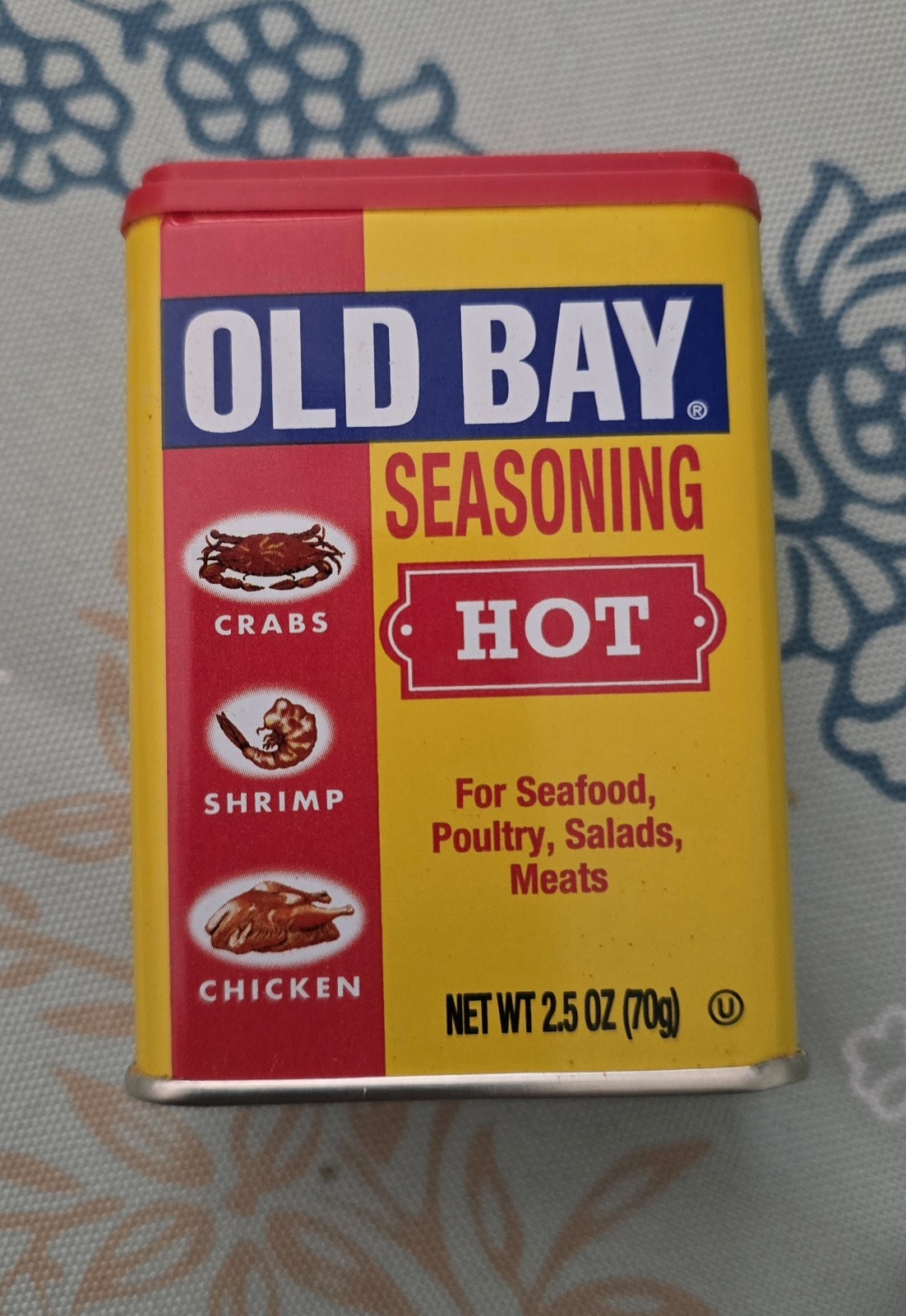 Old Bay Hot Seasoning Seafood, Poultry, Salad & Meats 2.5 Oz. Exp. 01/2027. New